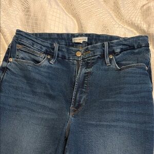 Good American High Rise Dark Blue Jeans